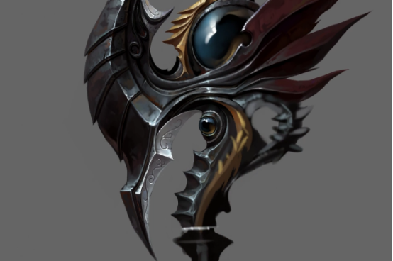 3D游戏模型武器贴图绘制步骤教程