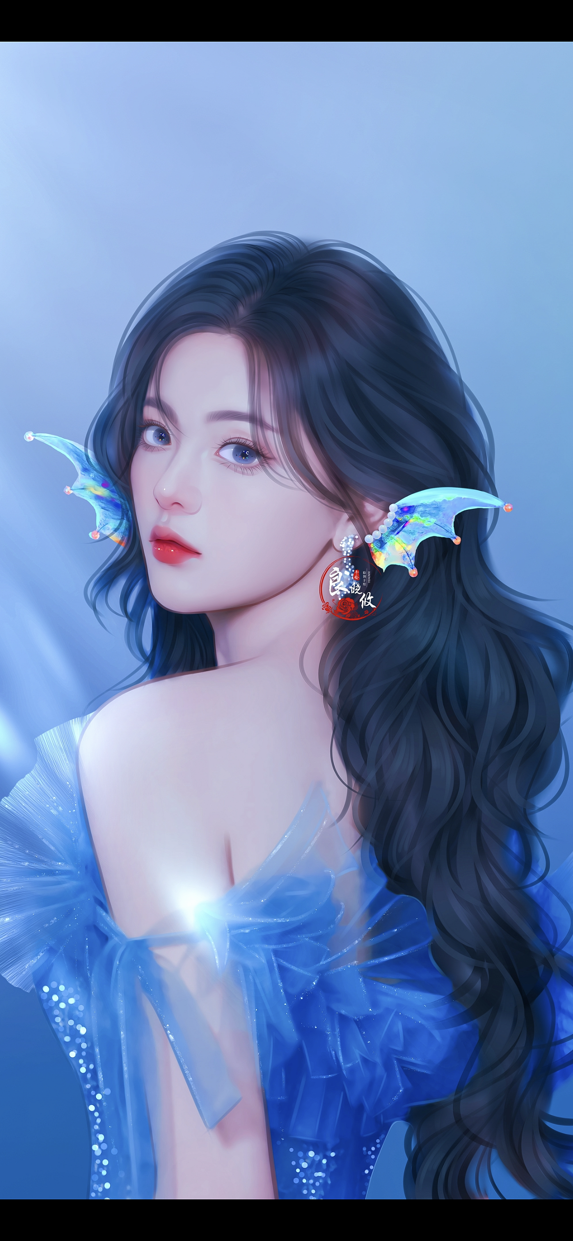 杨超越手绘头像