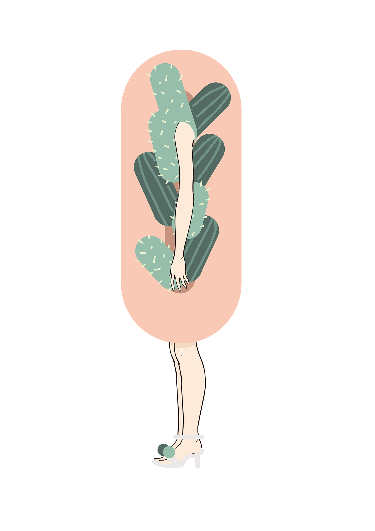 仙人掌（图ZNzE3NTQ0MDQ=） - 创作习作 - 站酷设计师陳仚原创素材 - 站酷ZCOOL