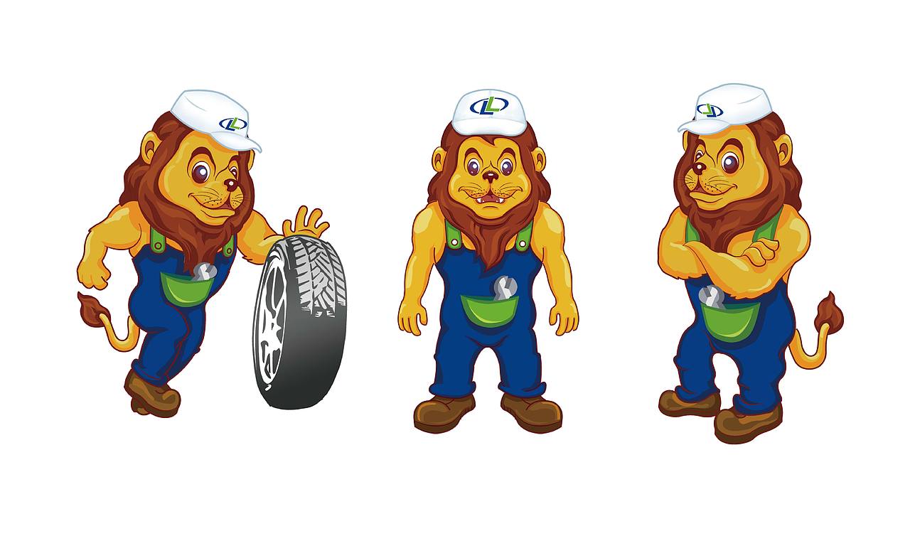 玲珑轮胎卡通形象设计