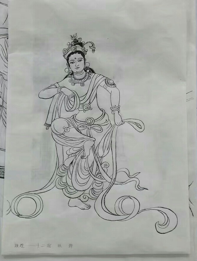 毛笔线稿（图ZMTExNTI0Njg0） - 绘画 - 站酷设计师枫林悦原创素材 - 站酷ZCOOL