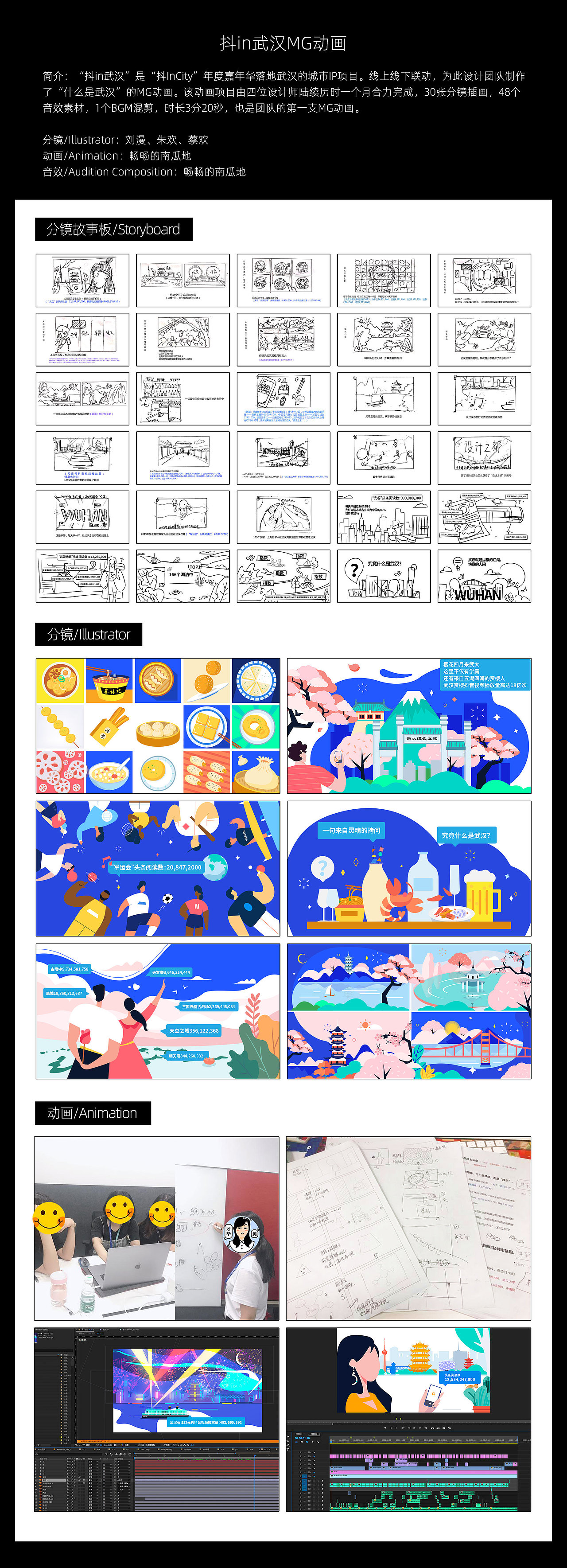 抖in武汉 MG动画（图ZMTc2MzM3MzQw） - 动画片 - 站酷设计师畅畅的南瓜地原创素材 - 站酷ZCOOL