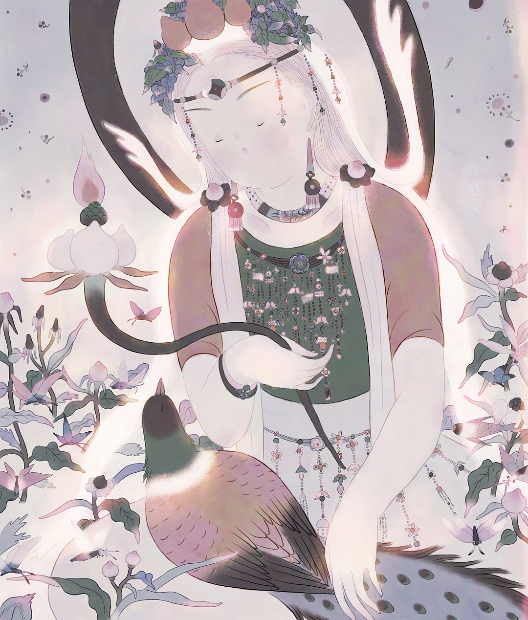 木言-《二十八宿·玄武白虎》（图ZMTk5NDI0NjA0） - 艺术插画 - 站酷设计师木言木言木言原创素材 - 站酷ZCOOL