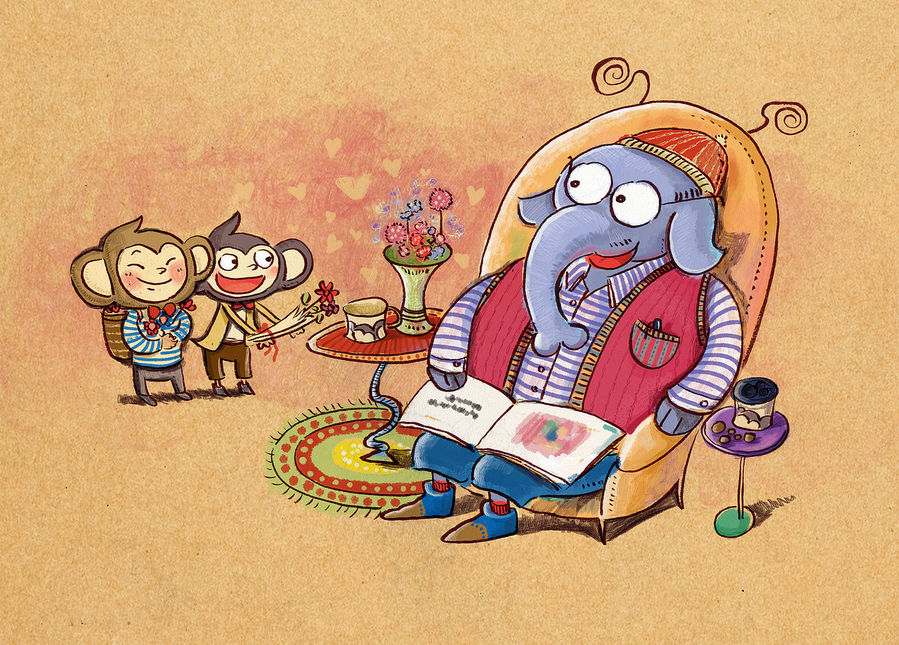 猴子兄弟坚果店-商插