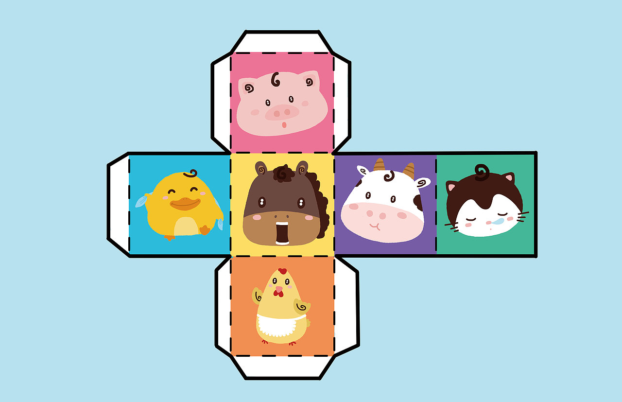 农场小动物（图ZMTM3OTk5NTQ4） - 儿童插画 - 站酷设计师菜ling原创素材 - 站酷ZCOOL