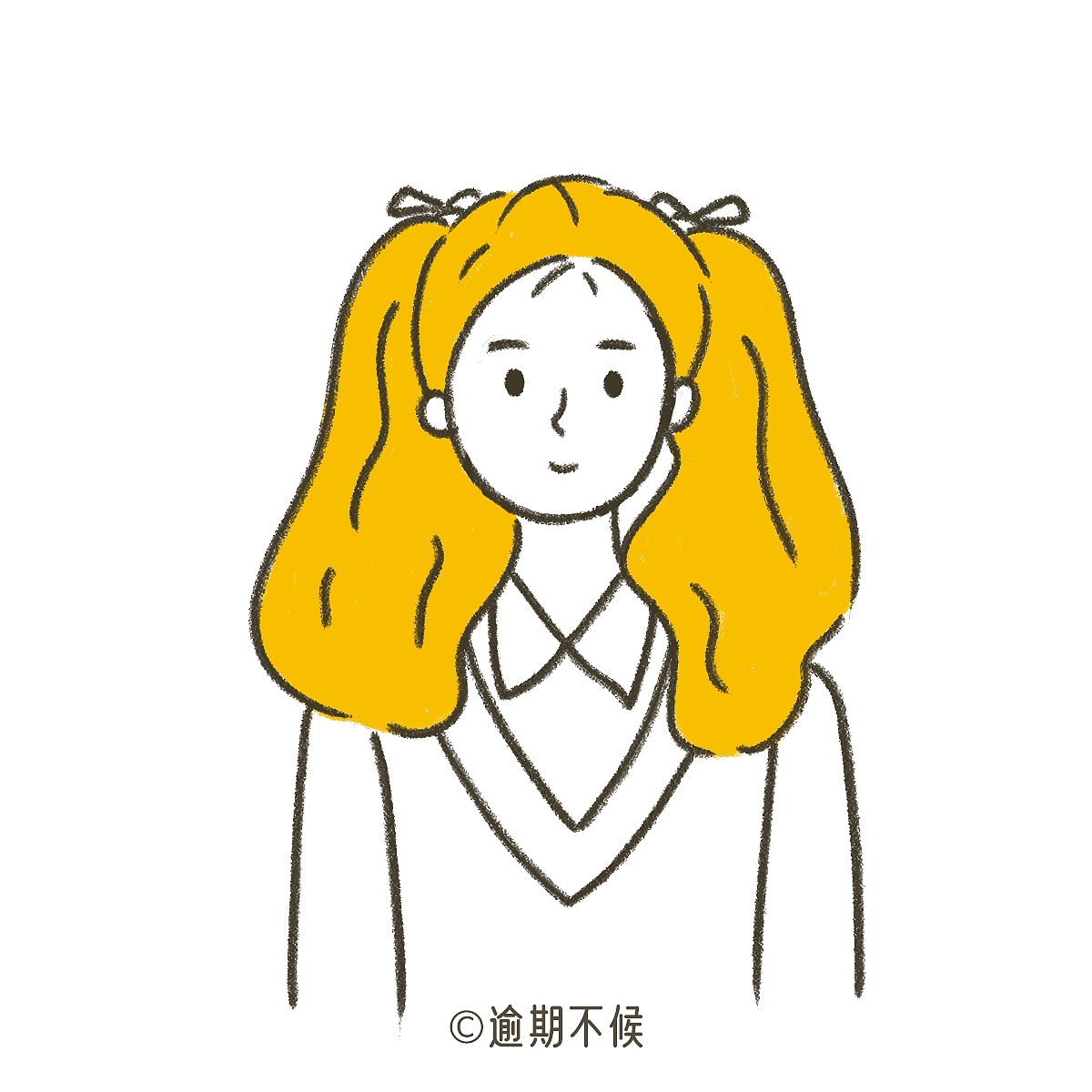 可爱女生头像一组（图ZMjYxNTU0MDEy） - 创作习作 - 站酷设计师逾期不候Echo原创素材 - 站酷ZCOOL