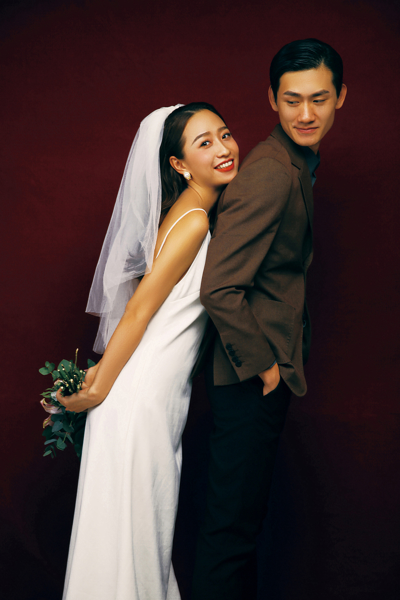 室内轻复古婚纱照 / 厦门