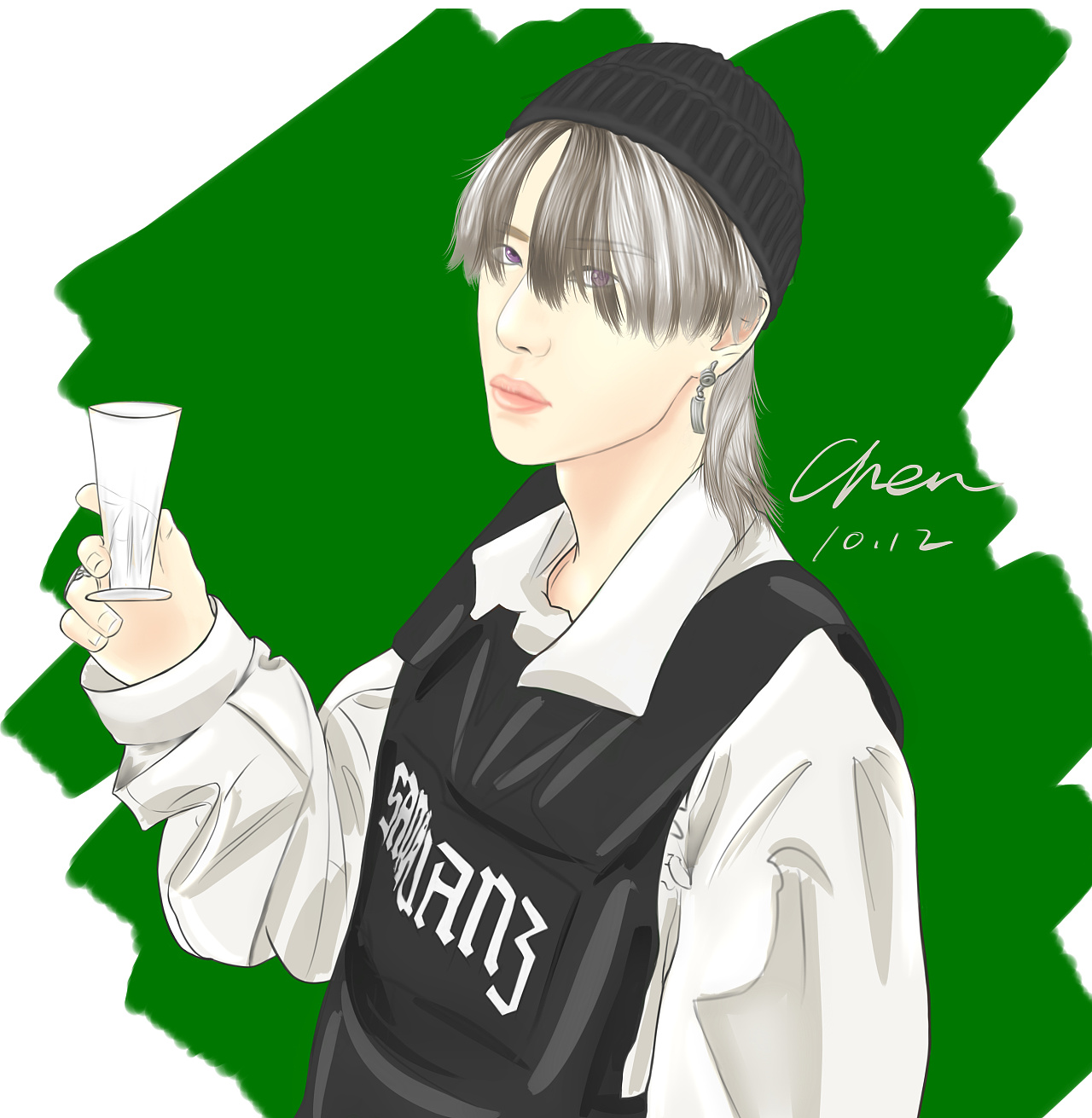 王一博手绘头像