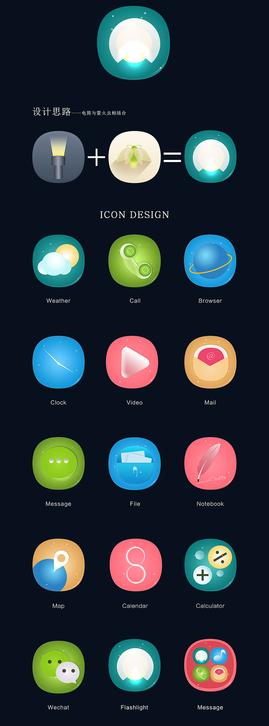 萤火虫（图ZNTc1NTUxOTY=） - 图标 - 站酷设计师倩雅原创素材 - 站酷ZCOOL