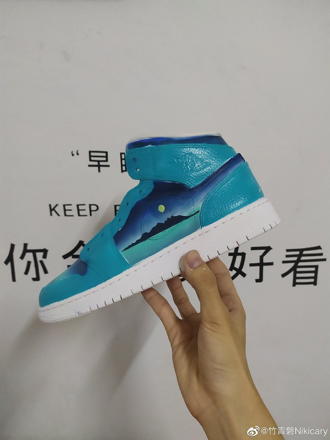 AJ1 mid 【Blue boy】（图ZMTcyOTI0MzI4） - 工艺品设计 - 站酷设计师AKA_中华小当家原创素材 - 站酷ZCOOL
