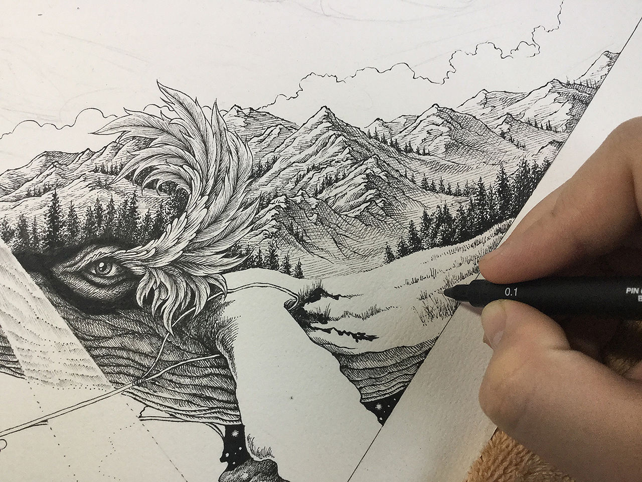 “窒息微观”系列五号试验作品——《J世界的侧立面》(图ZMTAyMTUxNjI0) - 绘画 - 站酷设计师傅淳强画者之旅原创素材 - 站酷ZCOOL