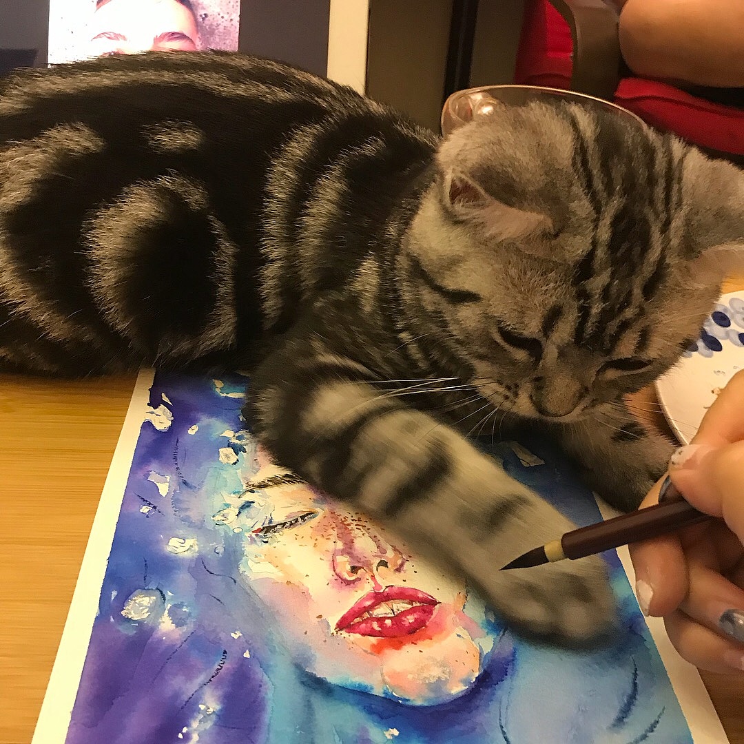 人物水彩（图ZMTM2NDc5MDAw） - 艺术插画 - 站酷设计师易勤瑞原创素材 - 站酷ZCOOL