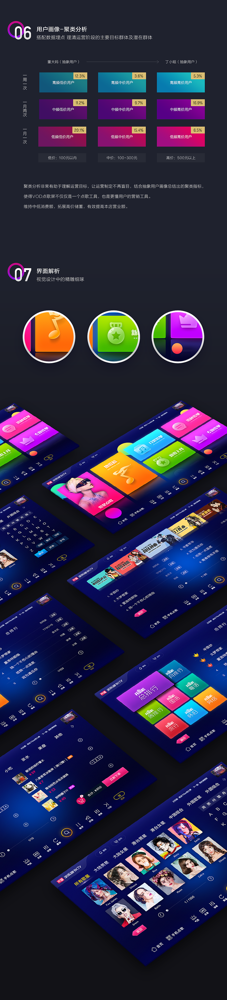 站酷奖_VOD Player Design 智能点歌屏设计（图ZODA4NTM4OTI=） - APP界面 - 站酷设计师EthankDesign原创素材 - 站酷ZCOOL