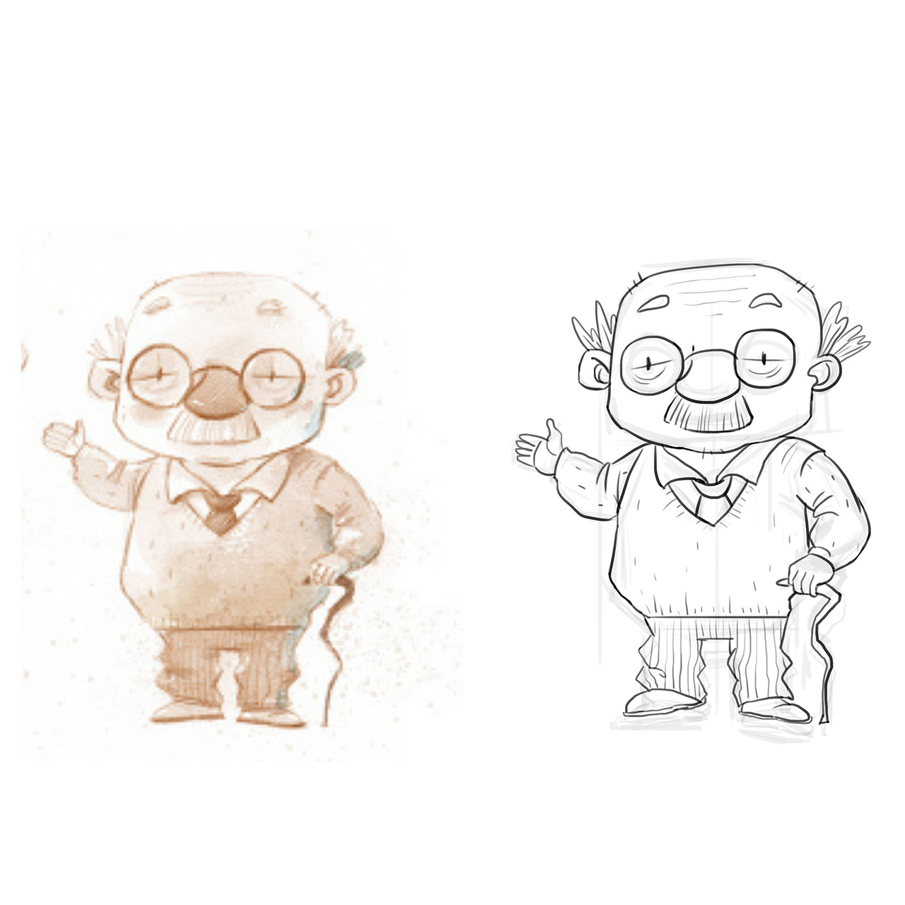 人物线稿练习（图ZMjE0MTg2MjA0） - 创作习作 - 站酷设计师来米糯糯原创素材 - 站酷ZCOOL