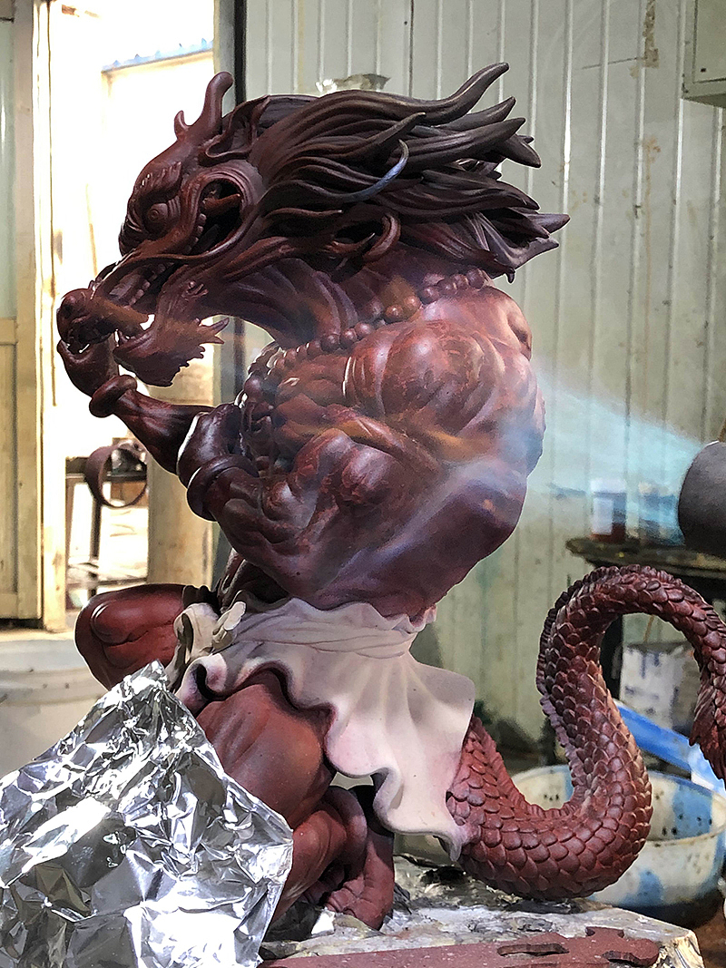 云中神龙——十二地支铜兽《麟甲云中仙》