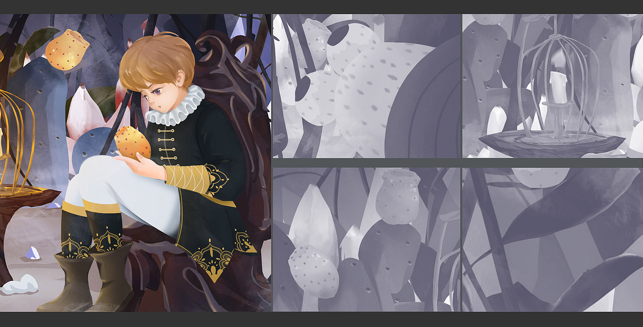 王子的果实（图ZMjc2NDAyMTk2） - 概念设定 - 站酷设计师六里原创素材 - 站酷ZCOOL