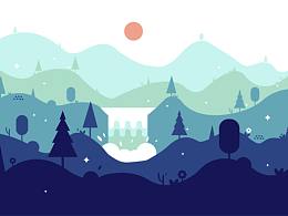 AI简易插画练习