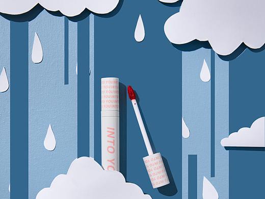 INTO YOU独行系列唇釉--剪纸创意拍摄