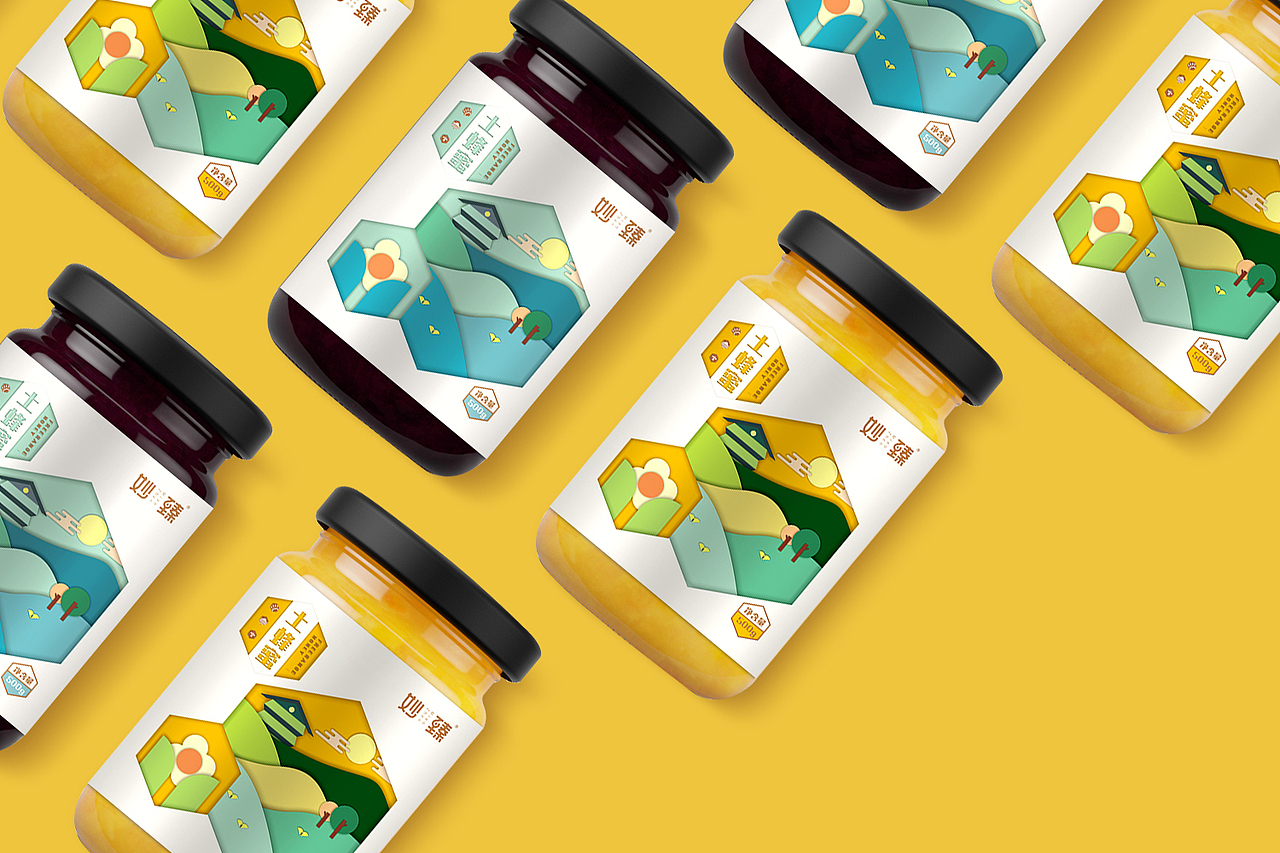 妙臻-蜂蜜包装设计-排沙设计（图ZNjI2NTQzODg=） - 包装 - 站酷设计师排沙原创素材 - 站酷ZCOOL