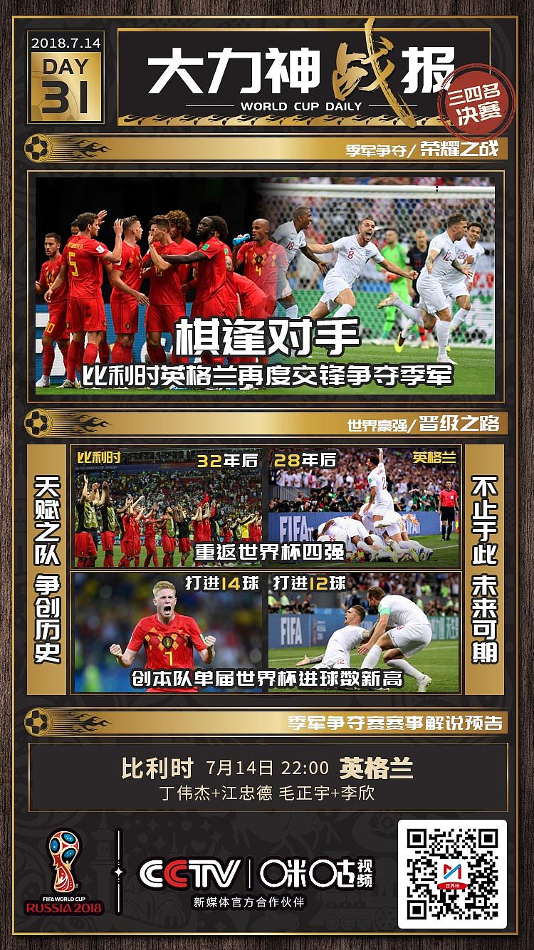 世界杯 战报 第五弹（7.12-7.16）（图ZMTIxNjI0NDk2） - 宣传物料 - 站酷设计师粉粉格格蓝蓝天原创素材 - 站酷ZCOOL