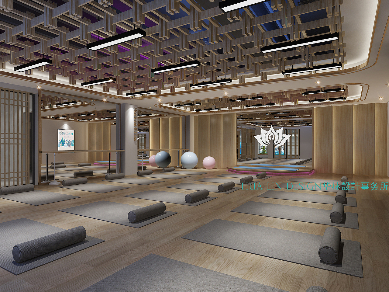 HULIN DESIGN丨怀美游泳健身中心万达店设计（图ZMTgzMzk3MDI4） - 家装设计 - 站酷设计师术循设计机构原创素材 - 站酷ZCOOL