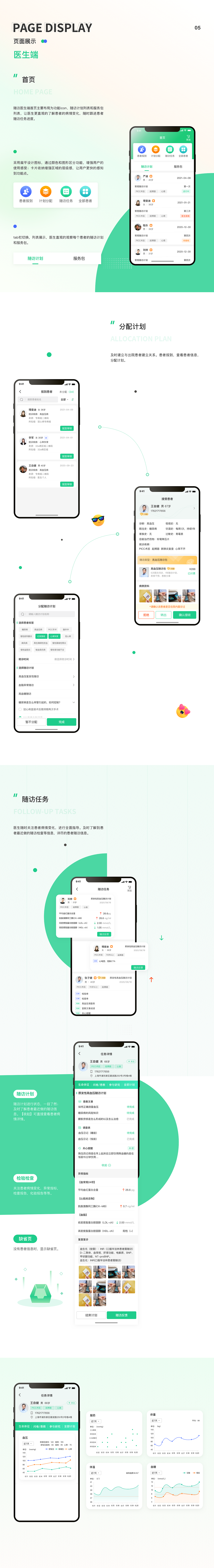 随访·整理丨医生端 患者端 后台 UI优化总结（图ZMjY4ODc4OTQw） - APP界面 - 站酷设计师JenniferWei原创素材 - 站酷ZCOOL
