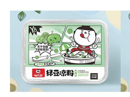 嗨吃家 绿豆凉粉包装设计
