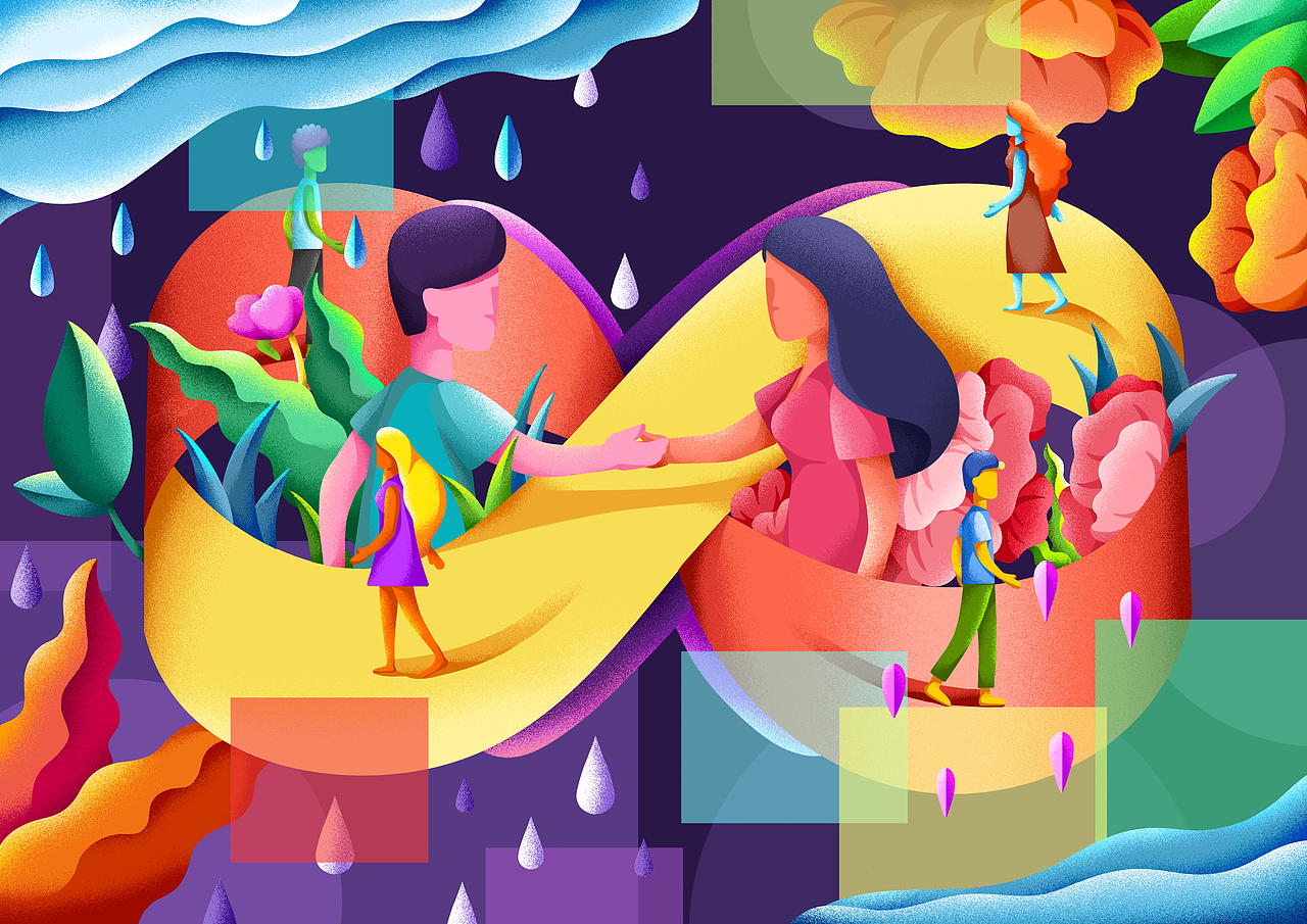 《你好》（图ZMjc1OTQ2MDg4） - 艺术插画 - 站酷设计师Liggggn原创素材 - 站酷ZCOOL
