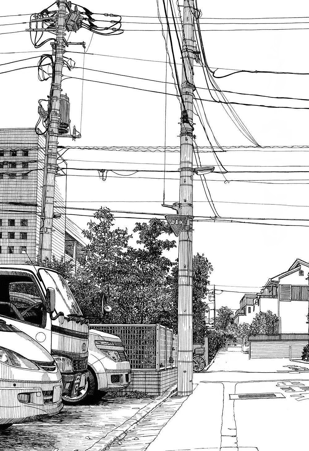 针管笔插画（图ZMjg0NDYyOTI4） - 艺术插画 - 站酷设计师打不死的小Q原创素材 - 站酷ZCOOL