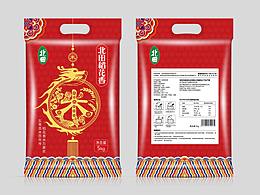 大米包装设计  东北米 