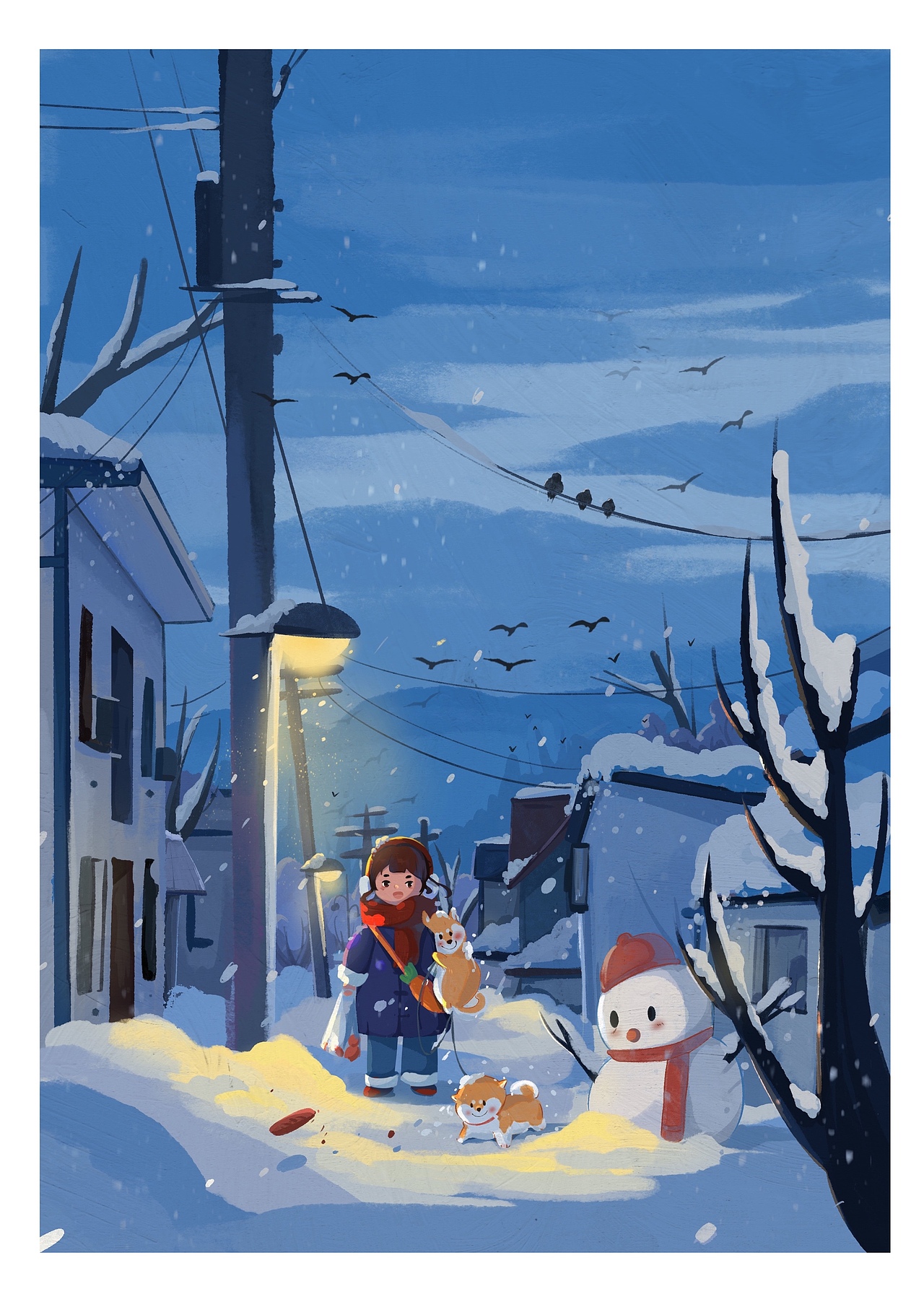 节气系列插画（图ZMzMxMTE4MTY0） - 商业插画 - 站酷设计师一把蒜原创素材 - 站酷ZCOOL