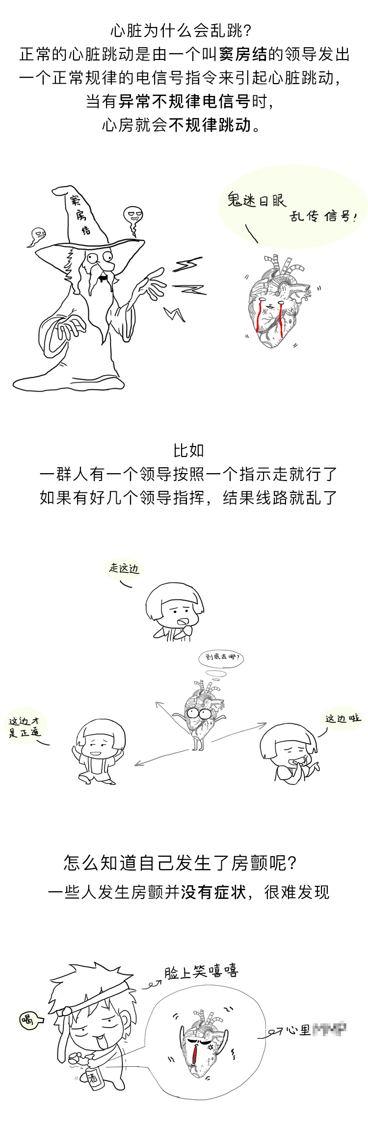 房颤漫画（图ZMTE5NzUxOTQw） - 商业插画 - 站酷设计师G_Fsky原创素材 - 站酷ZCOOL