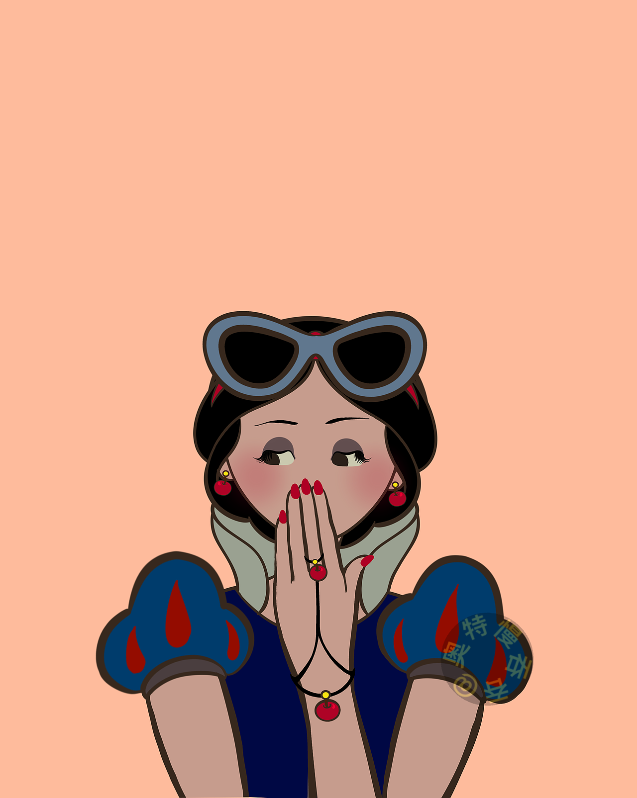 白雪公主插画(可授权)