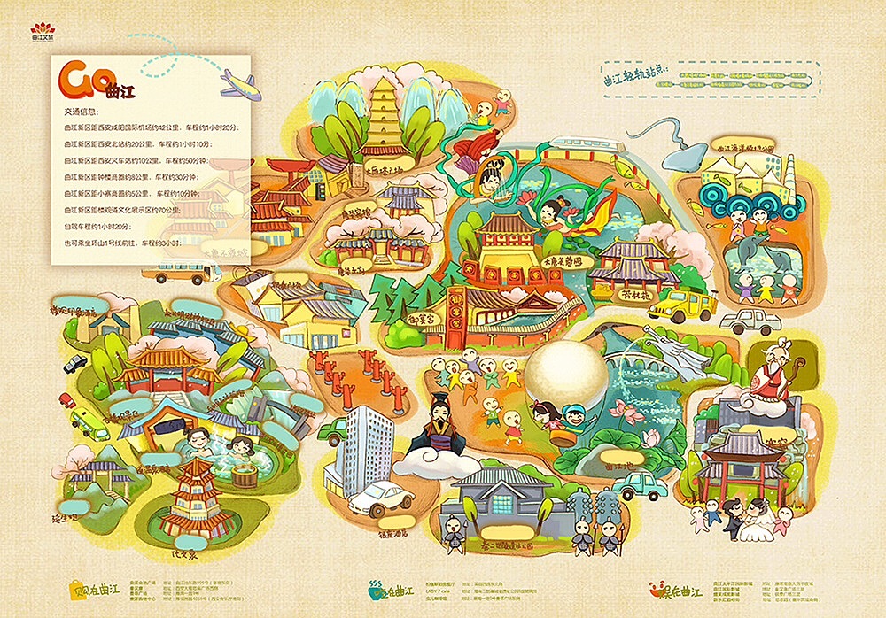 春季旅行地图|插画|商业插画|影之 - 原创作品 - 站酷 (ZCOOL)