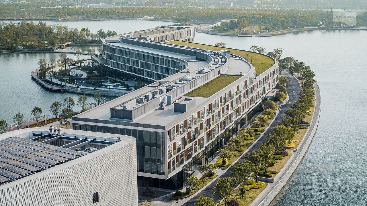 灵动水岸 | 上海东方美谷jw万豪酒店建筑影像