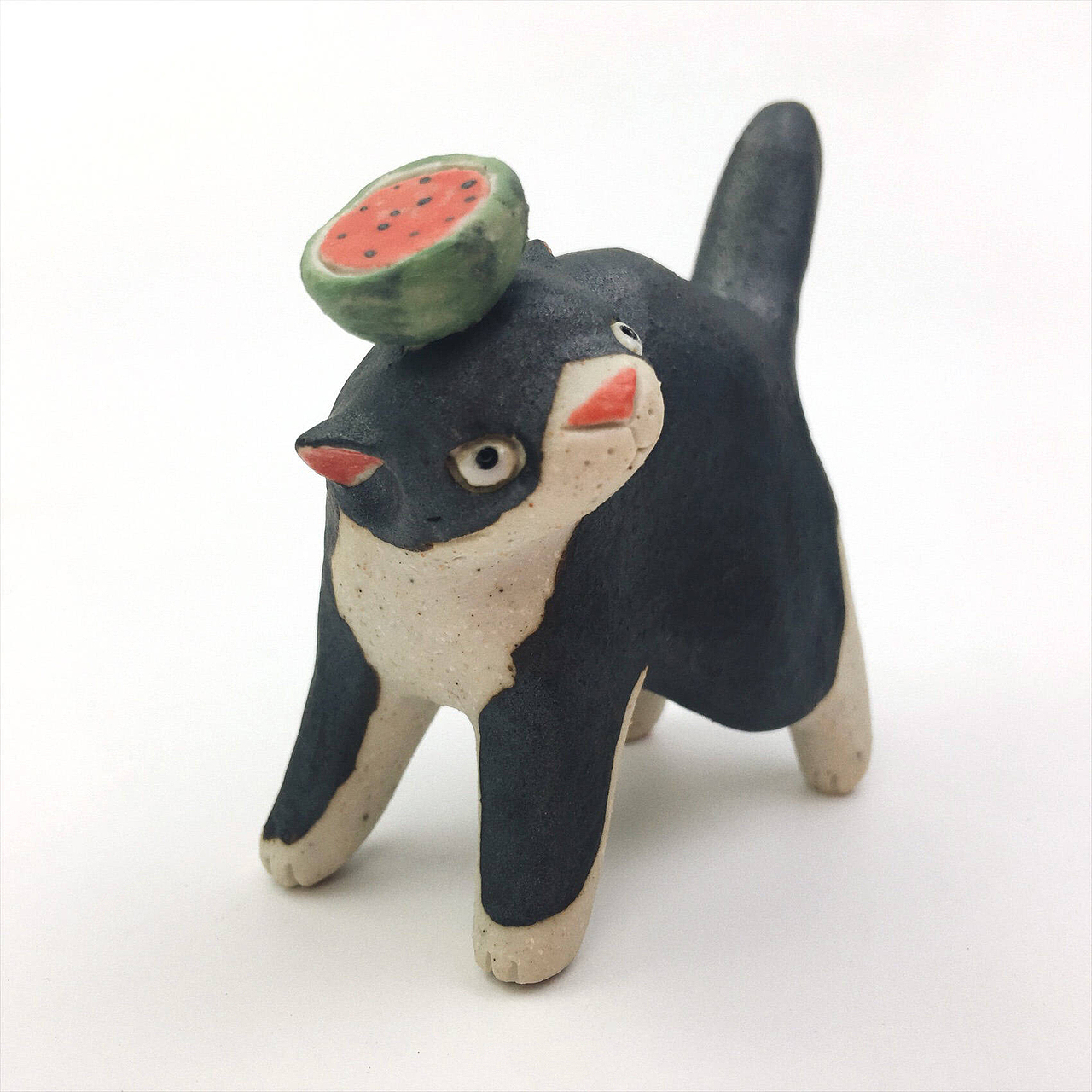 熊撼林手捏猫陶偶 ——《顶瓜瓜》（图ZMTIyMTQ5MTEy） - 手办/模玩 - 站酷设计师熊撼林原创素材 - 站酷ZCOOL