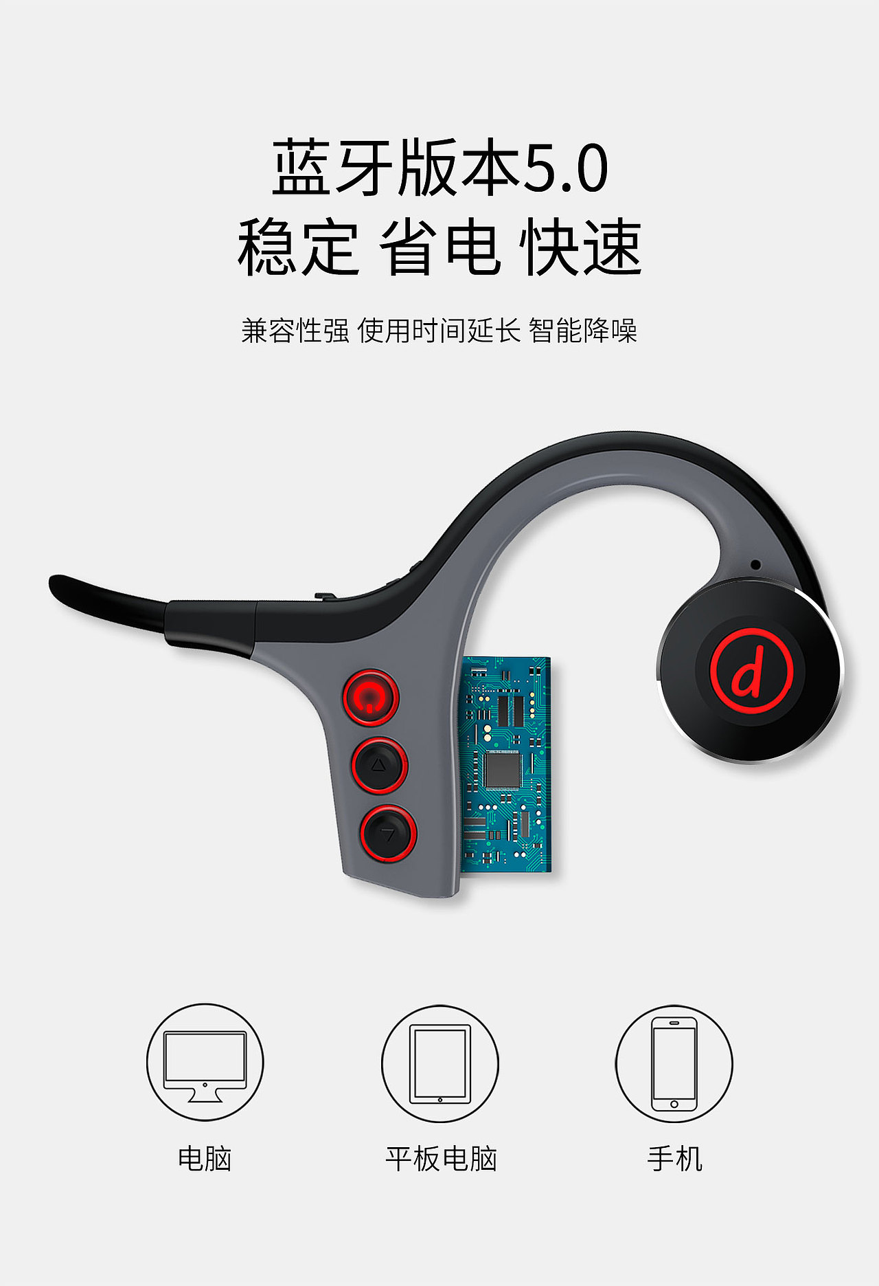 骨传导蓝牙耳机（图ZMTcwNzM0OTIw） - 海报 - 站酷设计师當鮮伙计小霖原创素材 - 站酷ZCOOL