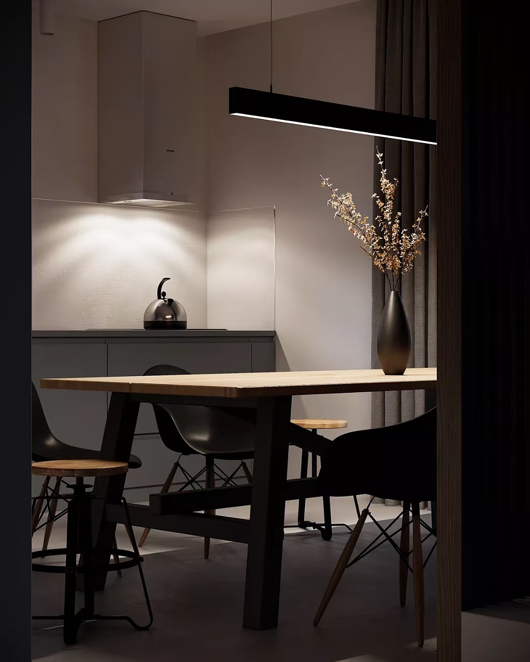 260㎡双拼大平层私宅设计,铸就互动空间