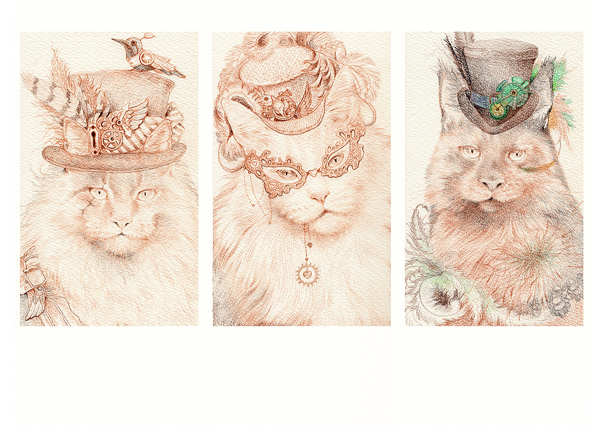 蒸汽朋克缅因喵