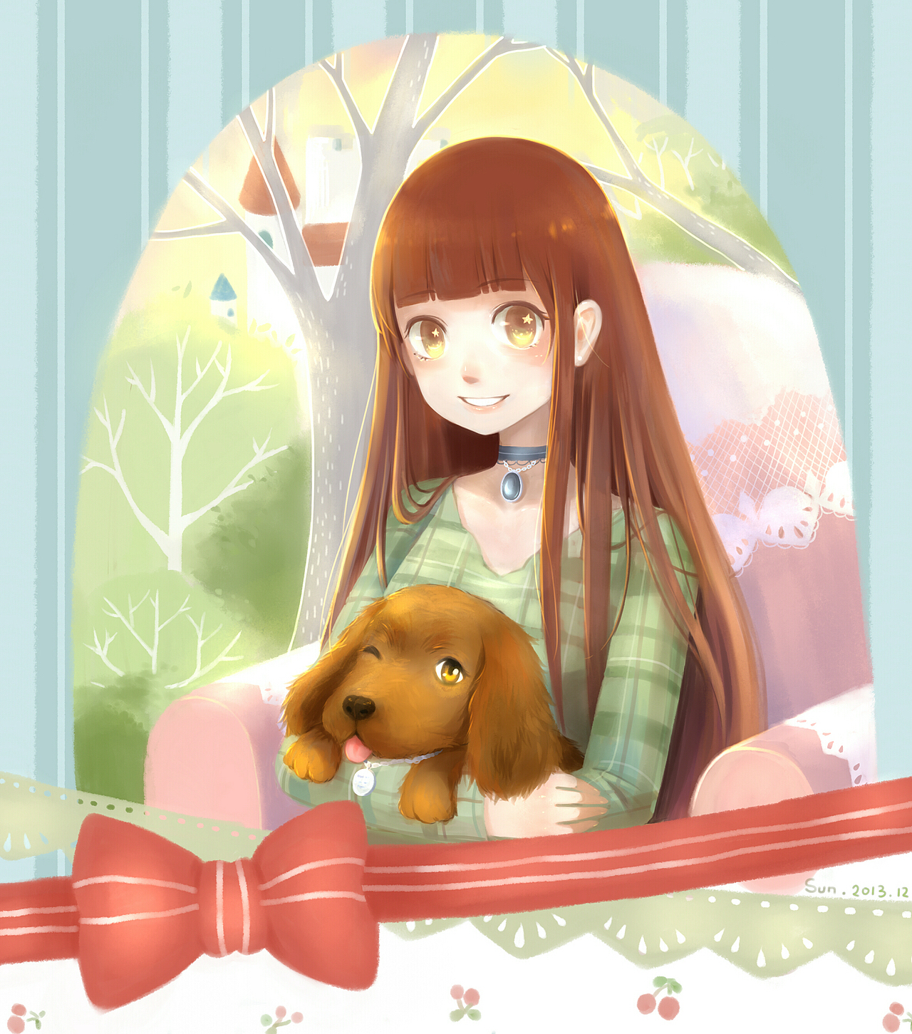 给朋友的生日贺图啦❤（图ZMTI5NTIzODA=） - 艺术插画 - 站酷设计师sunshine卡咔原创素材 - 站酷ZCOOL