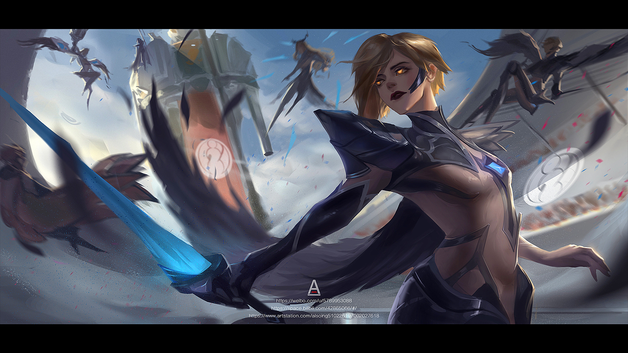 ig冠军皮肤同人图剑姬