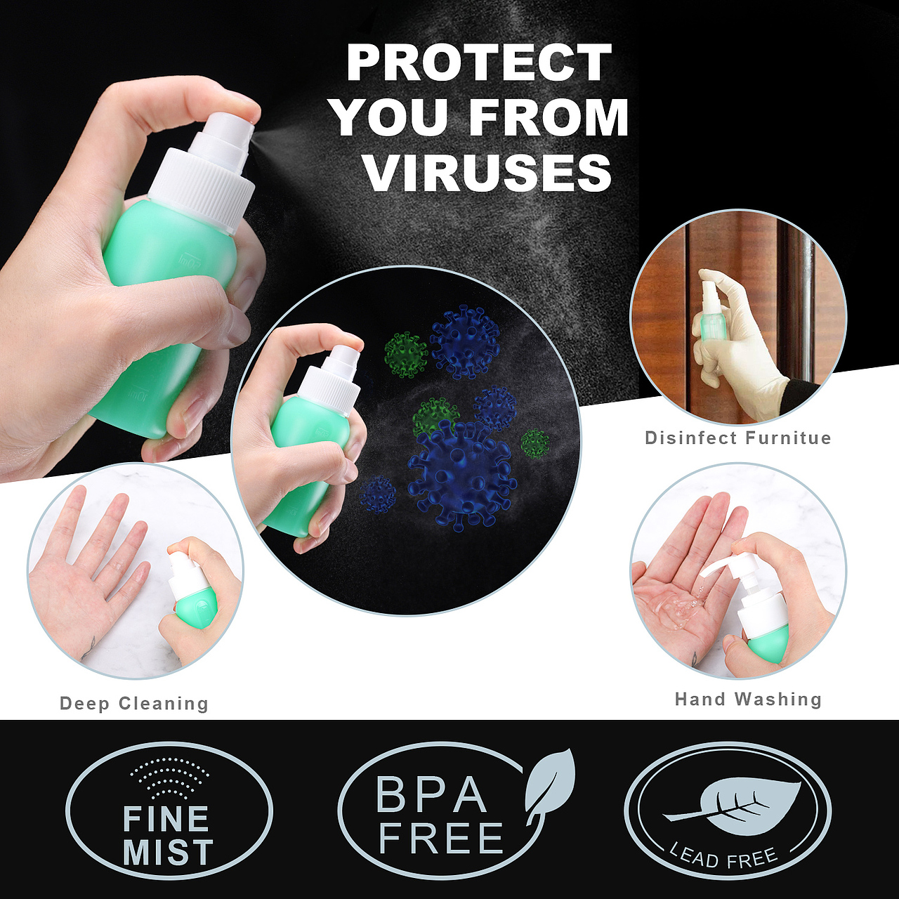 亚马逊主图--硅胶喷雾