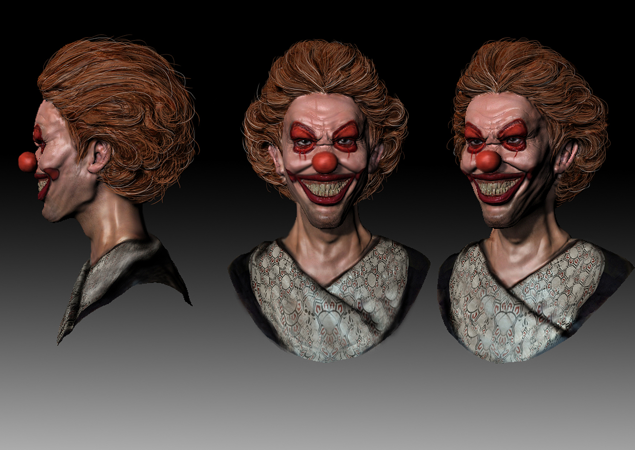 小丑|三维|动画/影视|汤果果果_原创作品-站酷(zcool)