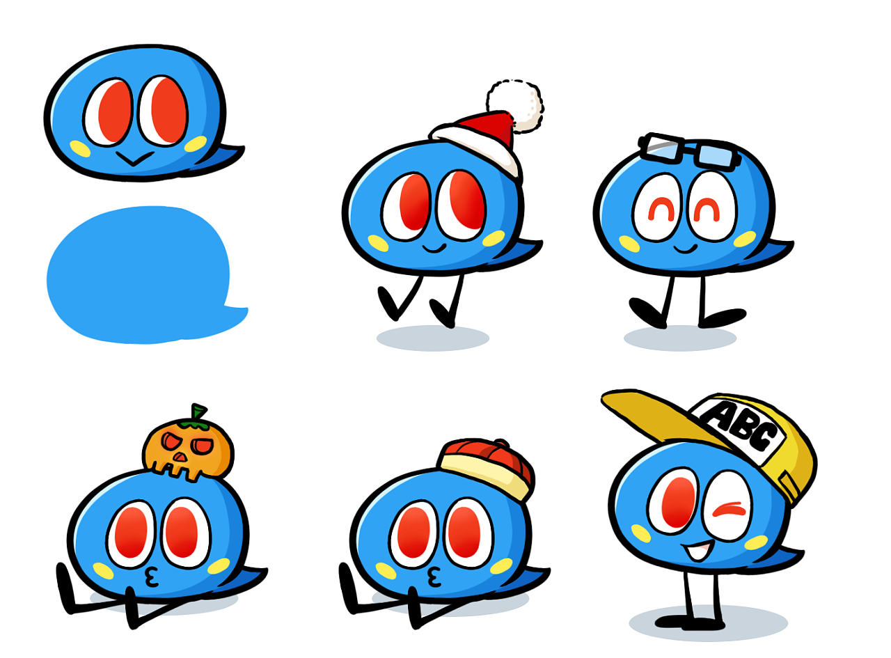 蝌蚪吉祥物设计