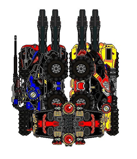 我来组成头部！还记得高举光芒神剑的战神金刚吗？（图ZNzAzNDY0OA==） - 像素画 - 站酷设计师绝望松鼠原创素材 - 站酷ZCOOL