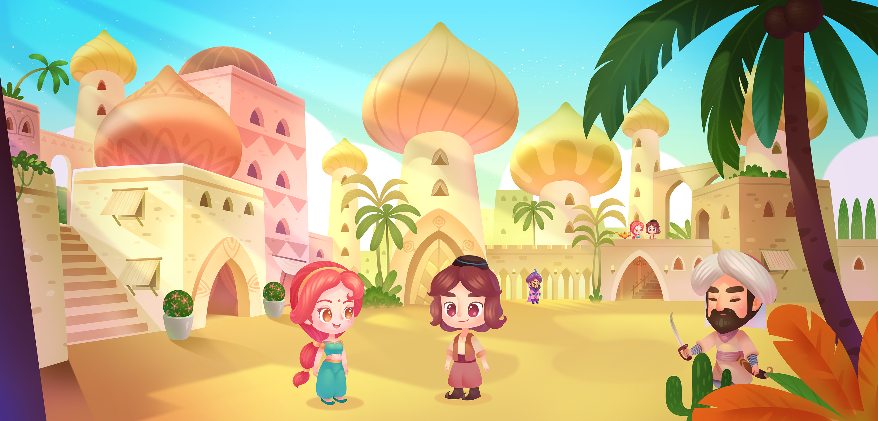 阿拉丁|插画|儿童插画|maiyahaha - 原创作品 - 站酷 (zcool)