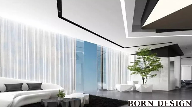 黑白極簡(jiǎn)辦公空間設(shè)計(jì)（圖ZMTg5MjY5MjAw） - 家裝設(shè)計(jì) - 站酷設(shè)計(jì)師上海博仁空間設(shè)計(jì)原創(chuàng)素材 - 站酷ZCOOL