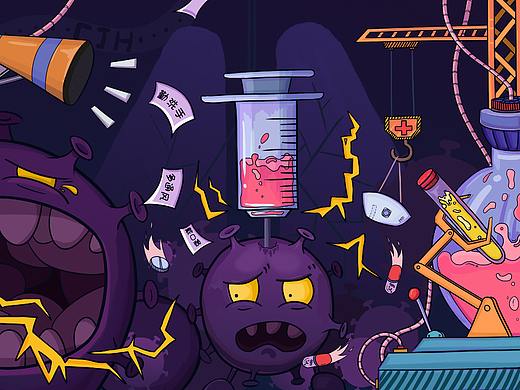 抗击“新冠肺炎”，复工阶段更要注意防范（个人主页-ZNDMyNzQyOTY=） - 创作习作 - 站酷设计师CJIHUI原创素材 - 站酷ZCOOL