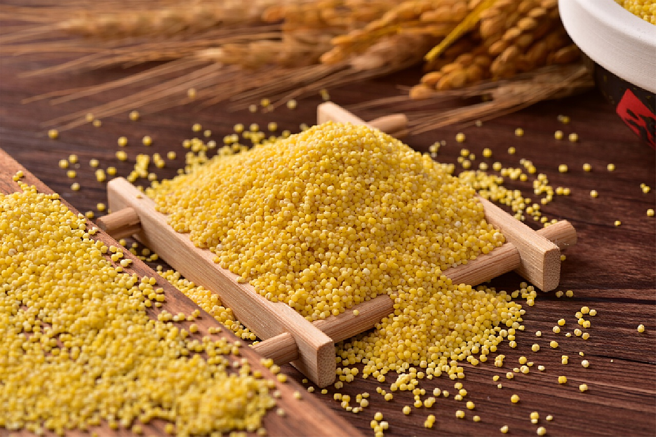 小米分为粳性小米、糯性小米和混合小米。