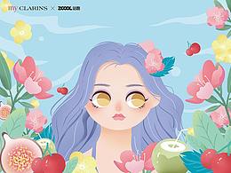 #my CLARINS 尋找天然好食肌#花間少女